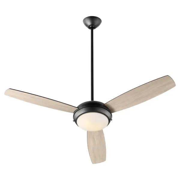 Expo 52" Three-Blade Matte Black LED Ceiling Fan - Image 4