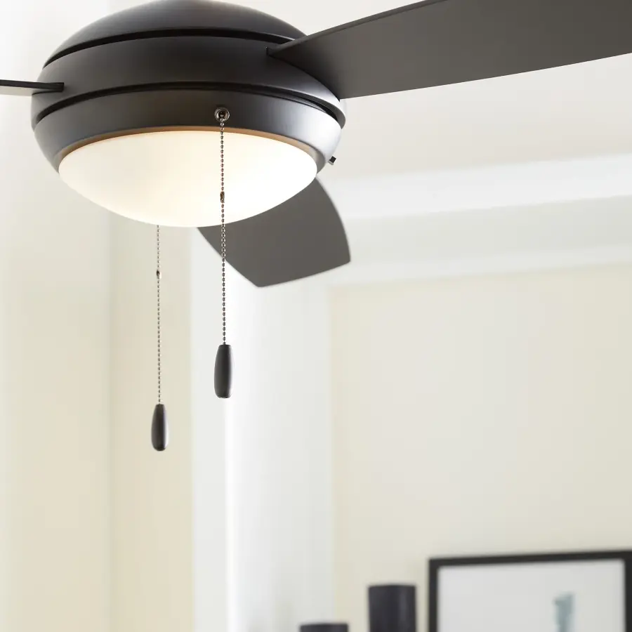Expo 52" Three-Blade Matte Black LED Ceiling Fan - Image 8
