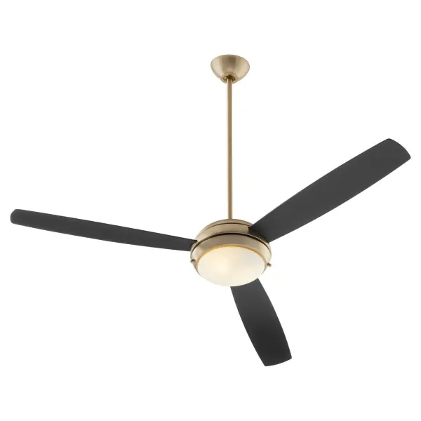 The Expo ceiling fan combines futuristic minimalist aesthetics with practical functionality. Its 60-inch blade span and integrated LED lighting make it ideal for large spaces seeking contemporary style. - alternate view