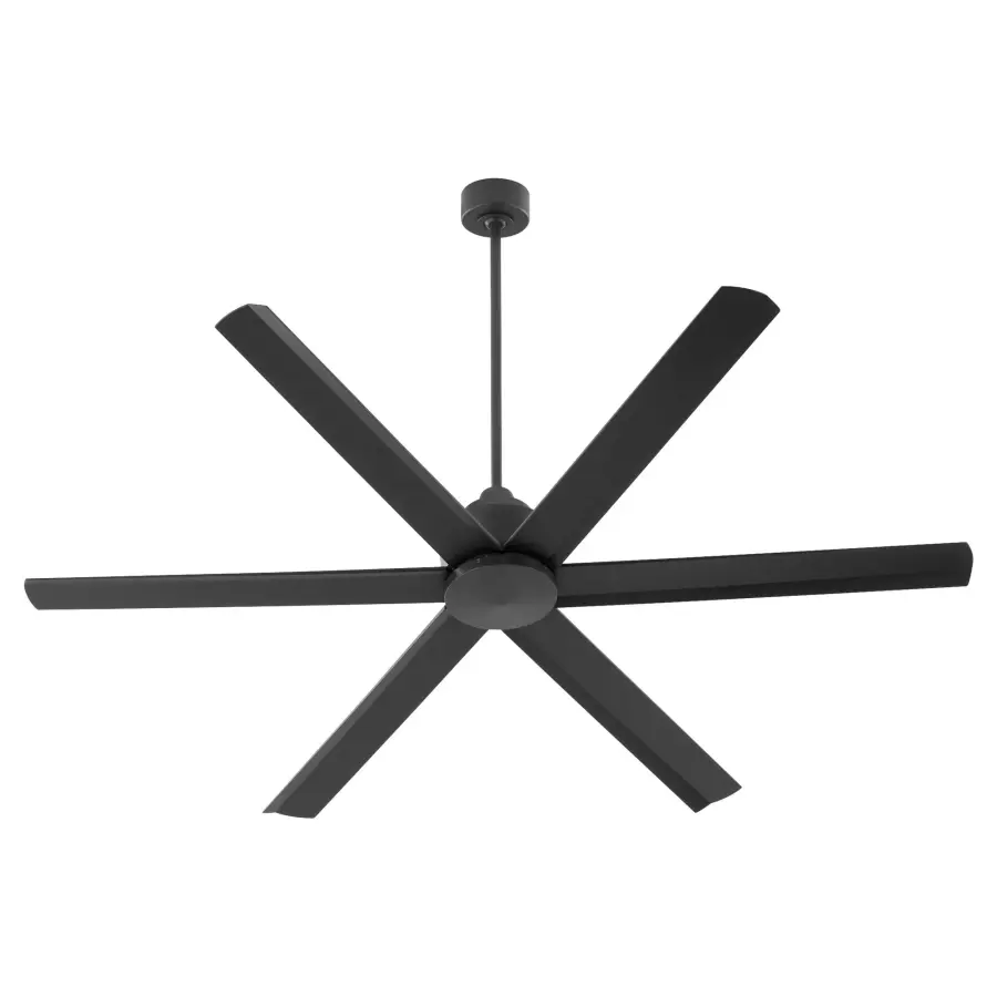 Titus 65" 6-Blade Ceiling Fan in Matte Black - Image 1