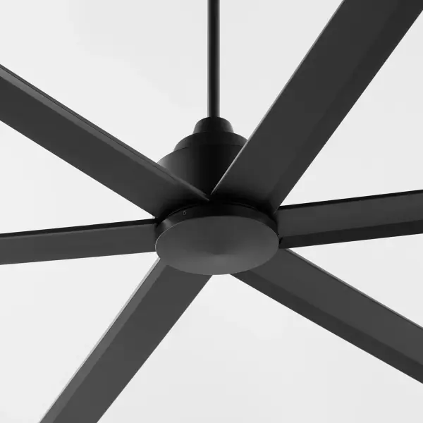 The Titus delivers powerful air circulation with a bold monochromatic design. Its 65-inch blade span makes it ideal for large, open spaces with high ceilings, offering efficient performance with a sleek modern aesthetic. - alternate view