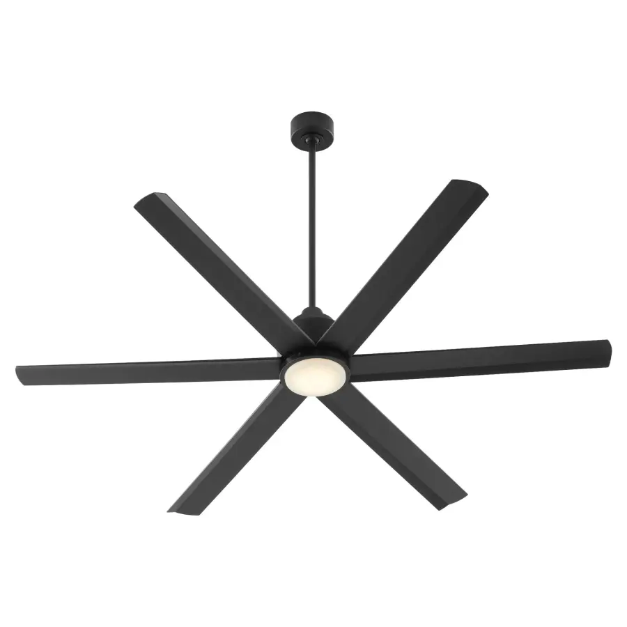 Titus 65" 6-Blade Ceiling Fan in Matte Black - Image 4