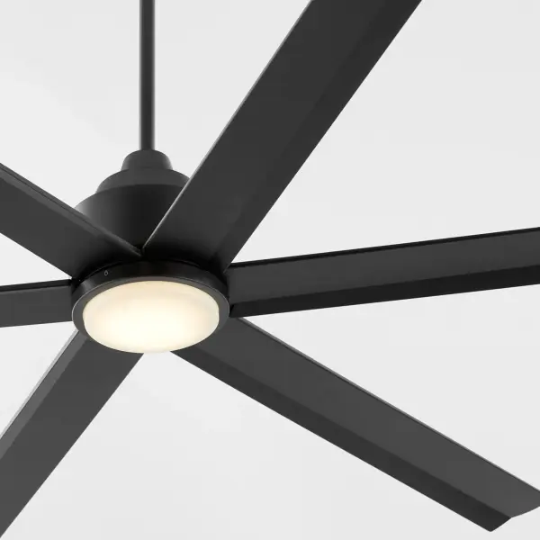 Titus 65" 6-Blade Ceiling Fan in Matte Black - Image 5
