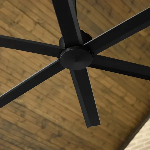 Titus 65" 6-Blade Ceiling Fan in Matte Black - Image 6