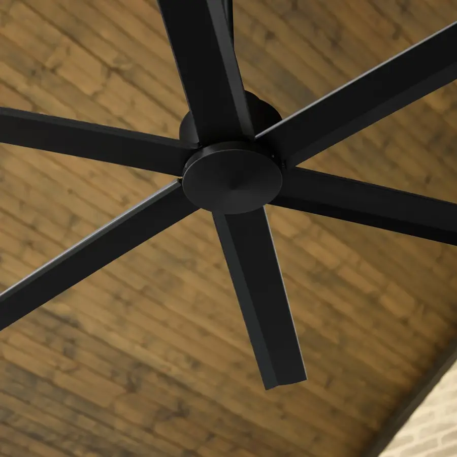 Titus 65" 6-Blade Ceiling Fan in Matte Black - Image 6