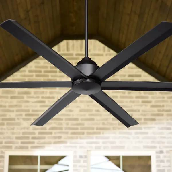 Titus 65" 6-Blade Ceiling Fan in Matte Black - Image 8