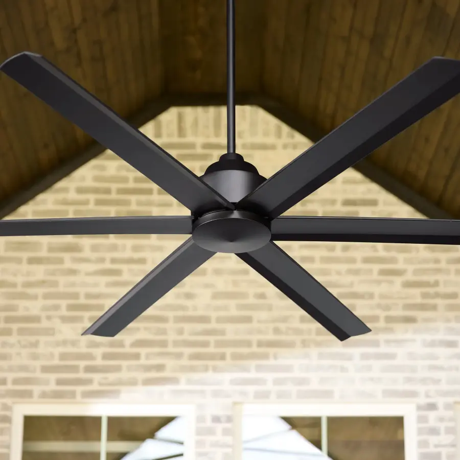 Titus 65" 6-Blade Ceiling Fan in Matte Black - Image 8