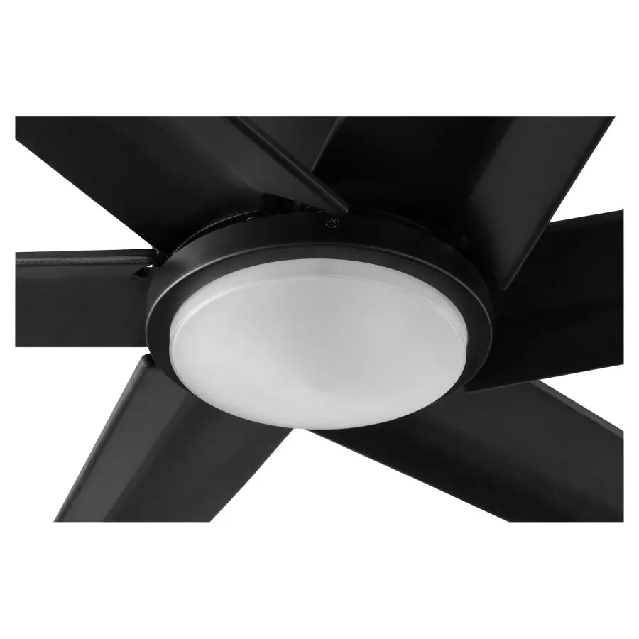 Titus 80" 6-Blade Matte Black Ceiling Fan - Image 5