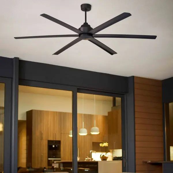 Titus 80" 6-Blade Matte Black Ceiling Fan - Image 6