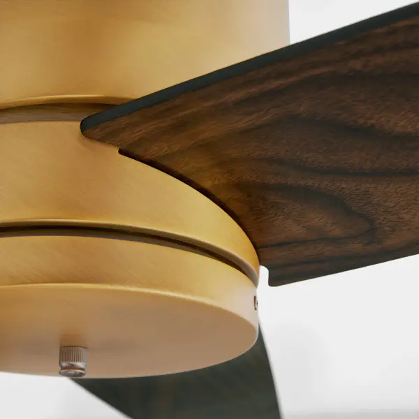 Space-Saving 52" Hugger Fan with Contemporary Brushed Brass Finish - Image 6