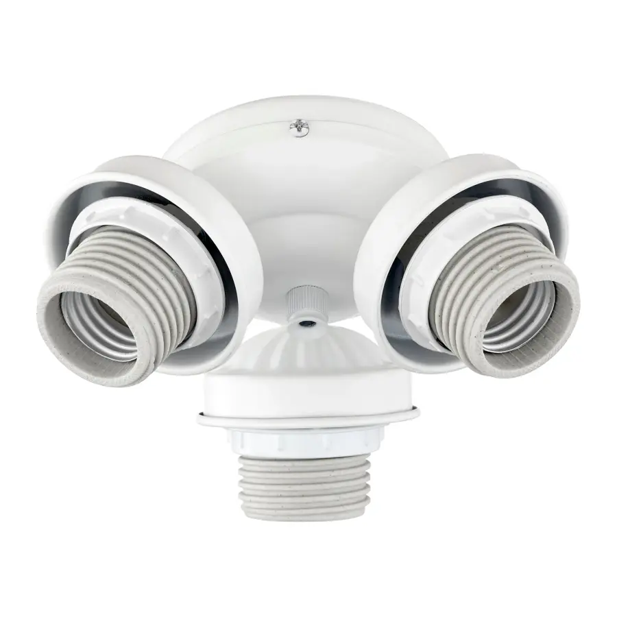 Studio White 3-Light LED Fan Light Kit