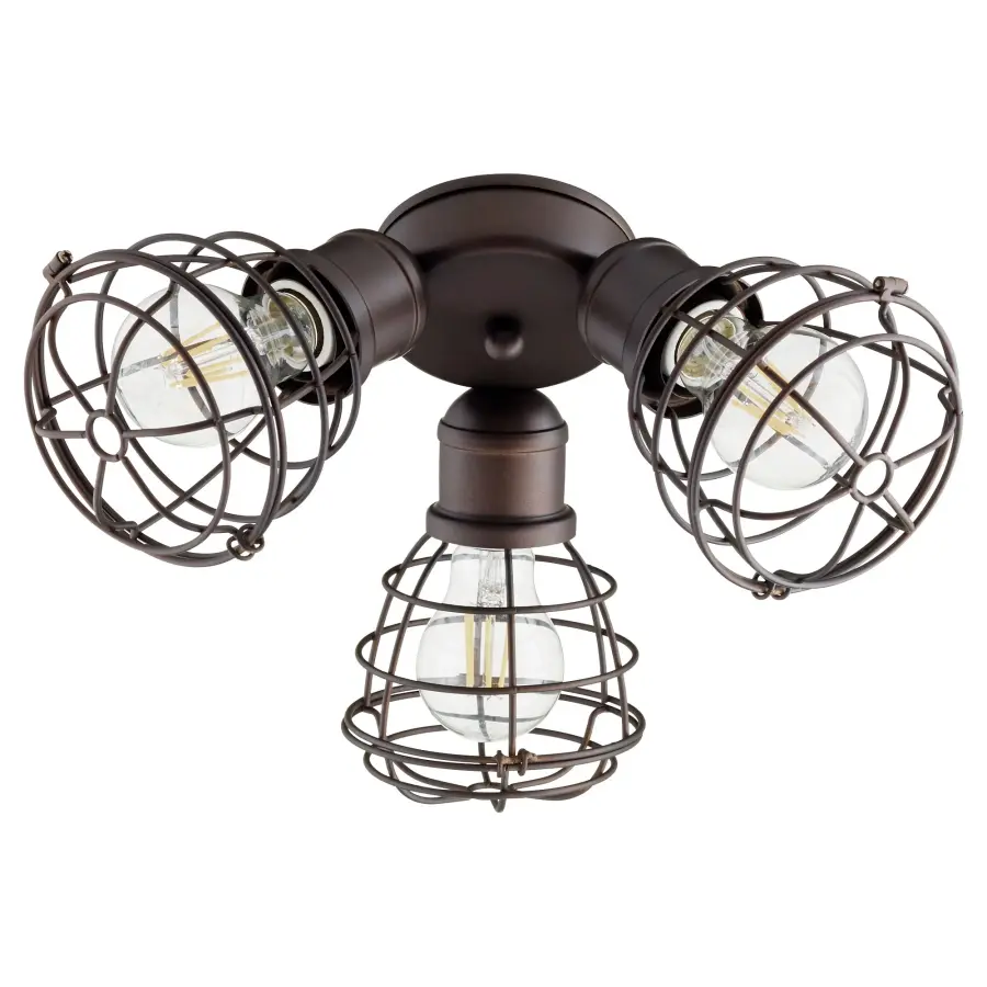 Industrial Cage Light Kit - 3 Light - Image 1