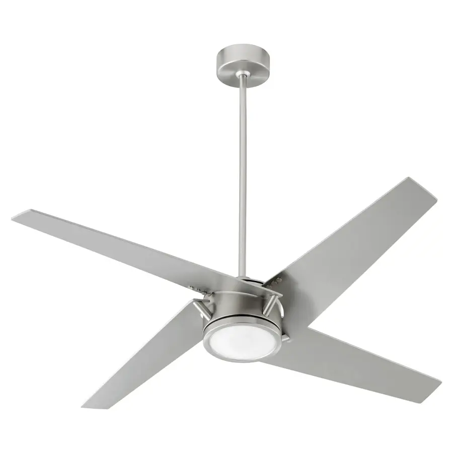 Axis 54" Satin Nickel Ceiling Fan with LED Light - Image 1