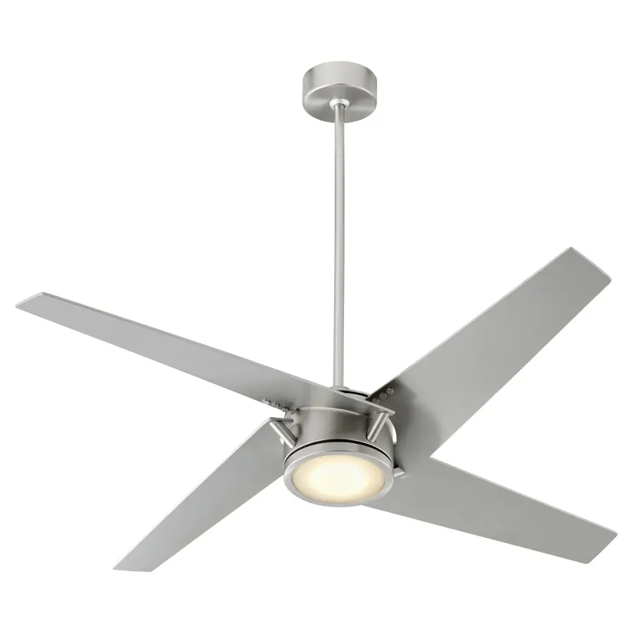 Axis 54" Satin Nickel Ceiling Fan with LED Light - Image 2