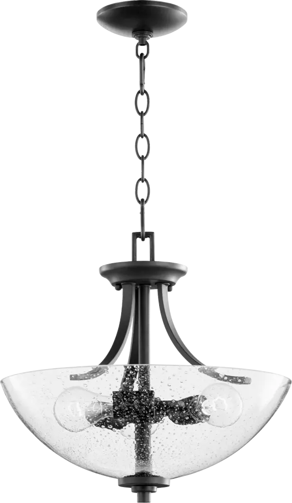 The Reyes semi-flush mount combines sleek, minimalist design with transitional versatility. Its 15-inch profile and black finish make it ideal for spaces needing understated sophistication without sacrificing style.
