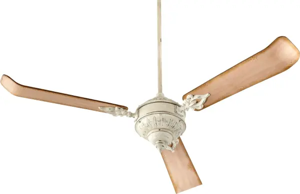 The Brewster combines timeless traditional styling with modern efficiency. Its 60-inch span and three slender blades deliver powerful, whisper-quiet airflow while the elegant Persian White finish complements classic interiors.