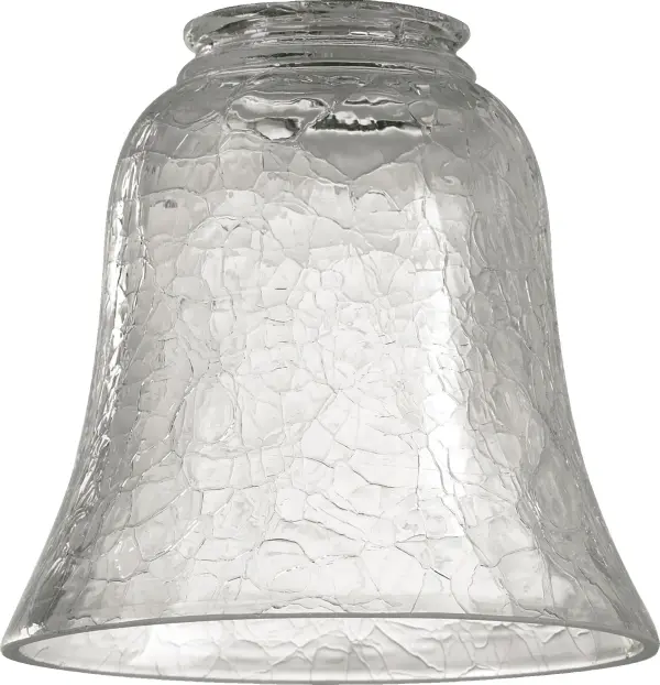 This 2.25" clear crackle glass shade offers a timeless textured look that complements multiple design styles. Perfect for updating vanity lights, sconces, or small fixtures with elegant visual interest.