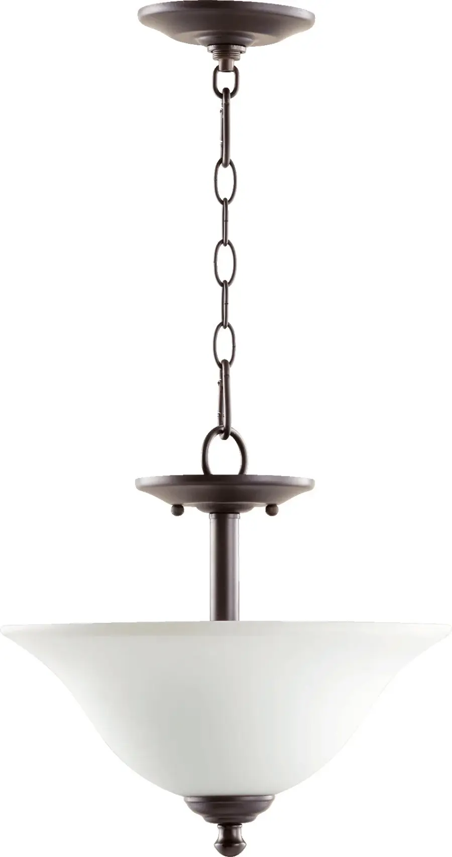 Spencer 13" Semi-Flush Mount in Oiled Bronze