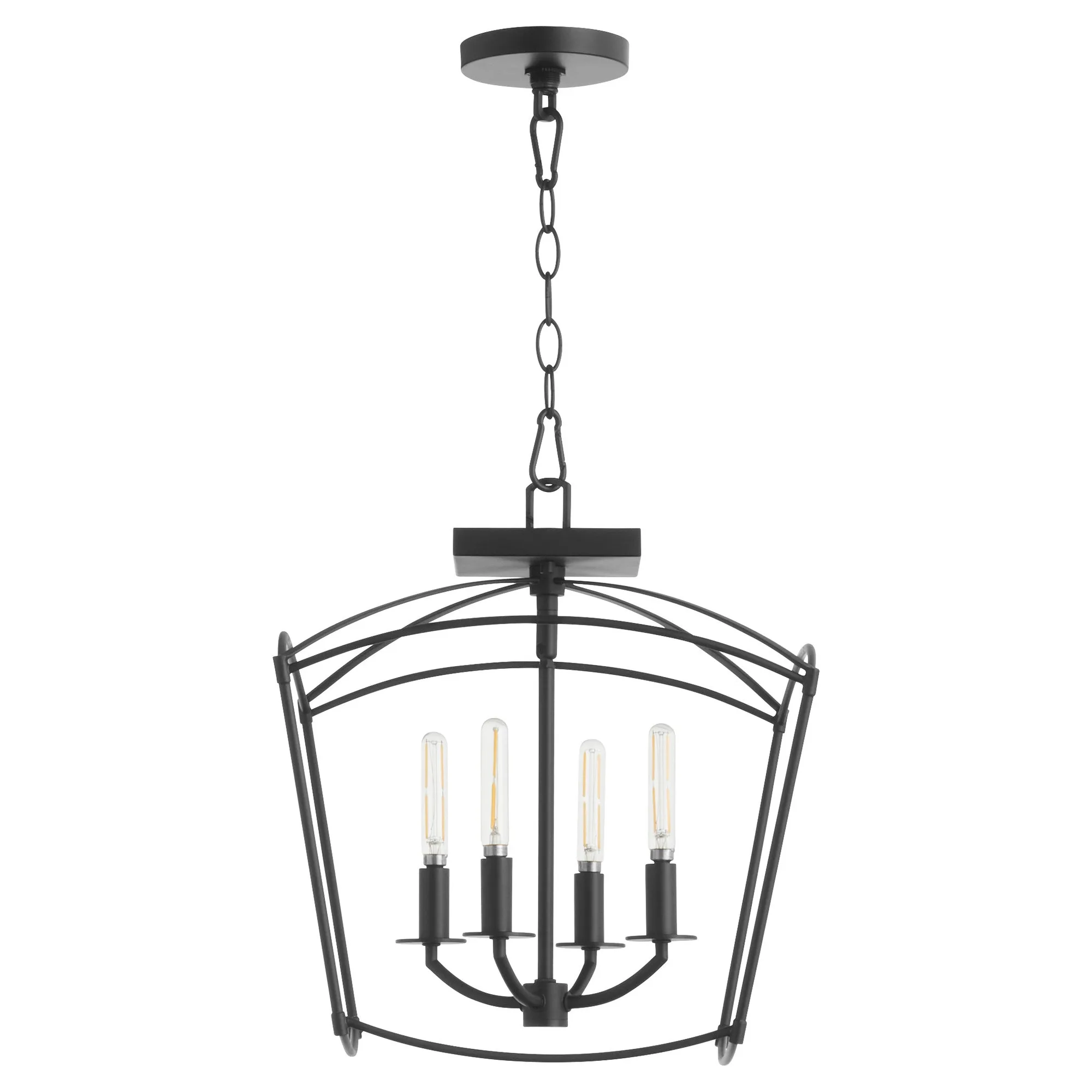 Mantle 4 Light Dual Mount in Matte Black