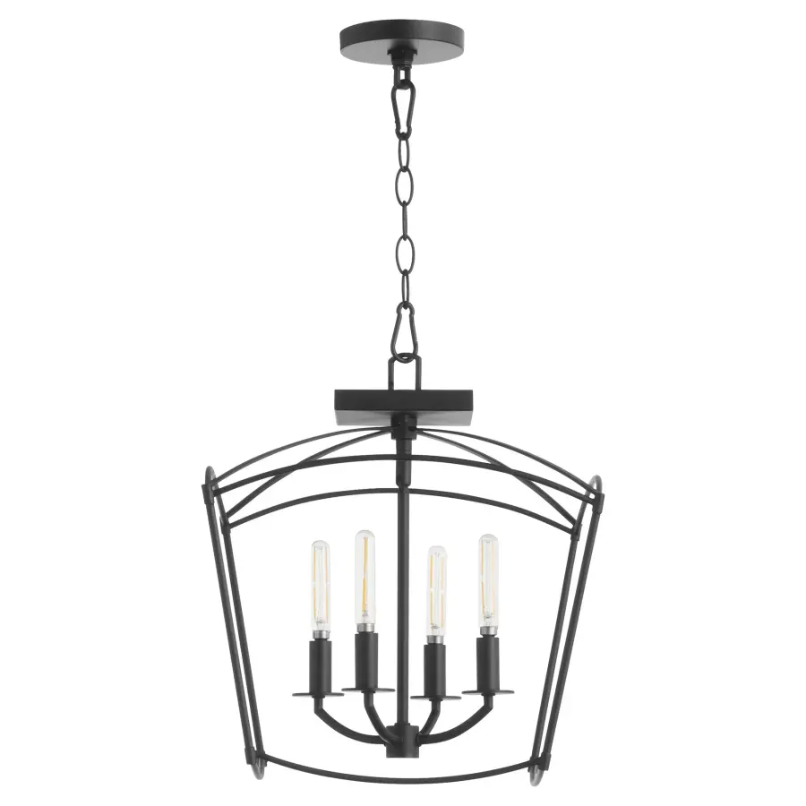 Mantle 4 Light Dual Mount in Matte Black - Image 1