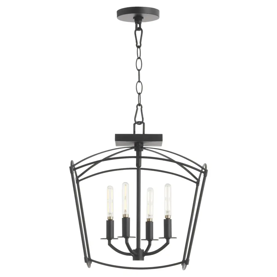 Mantle 4 Light Dual Mount in Matte Black - Image 2