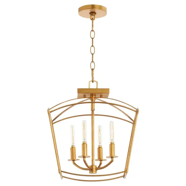 Mantle 4 Light Dual Mount in Gold Leaf - Image 1