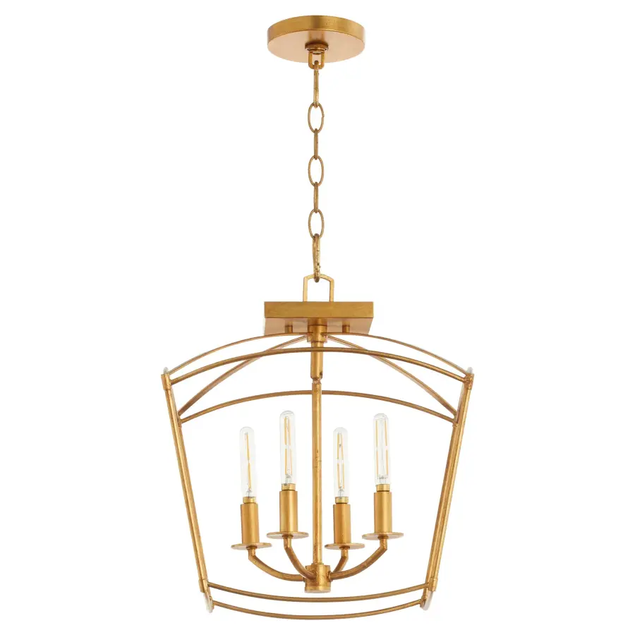 Mantle 4 Light Dual Mount in Gold Leaf - Image 1