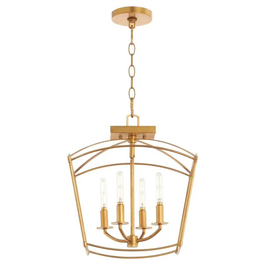 Mantle 4 Light Dual Mount in Gold Leaf - Image 2