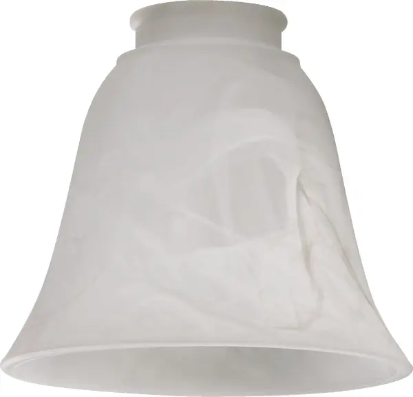 This 2.25" faux alabaster glass shade offers timeless elegance with soft light diffusion. Perfect for updating vanity lights, sconces, or small fixtures throughout the home.
