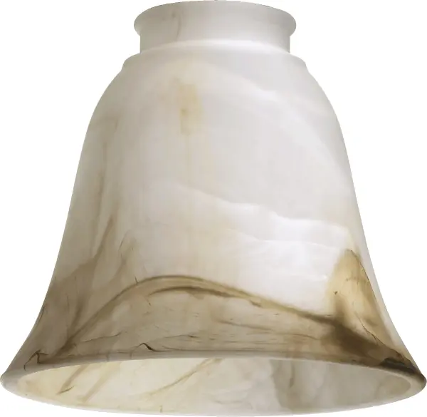 This 2.25" faux alabaster glass shade offers warm, diffused lighting with traditional appeal. Perfect for updating vanity lights, sconces, or small fixtures with its classic bell shape and neutral tone.