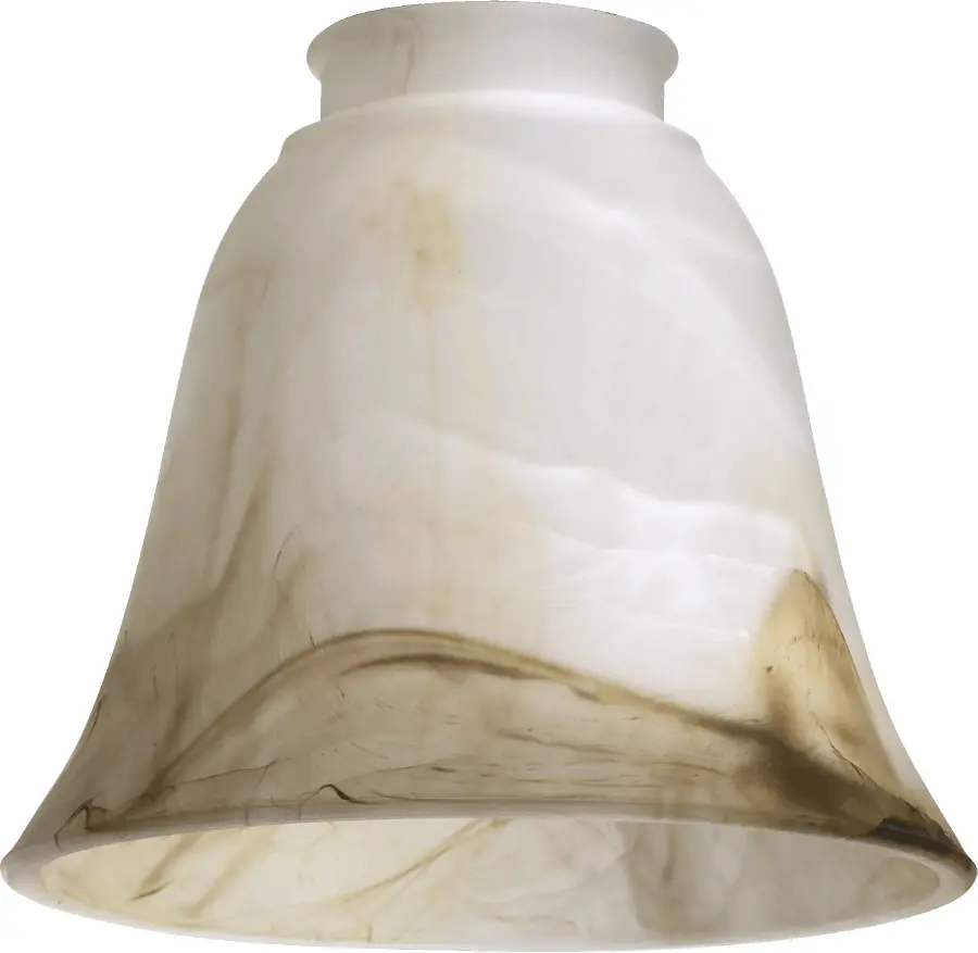 2.25" Brown Faux Alabaster Glass Shade