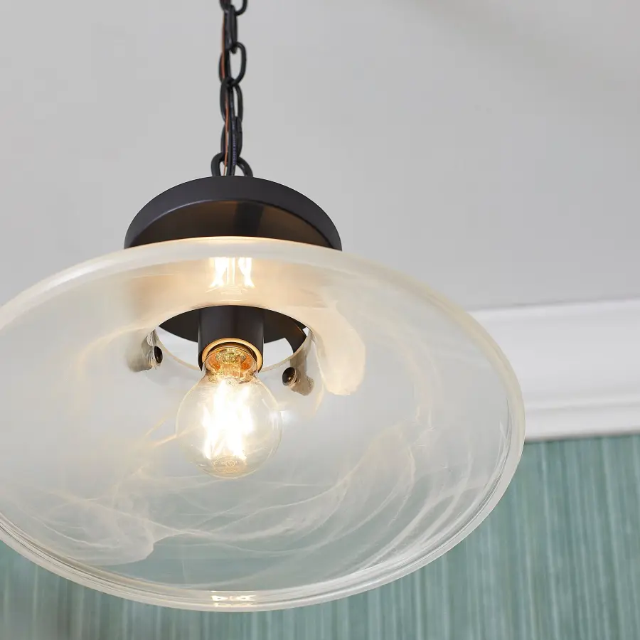 Versatile Dual-Mount Pendant with Elegant Alabaster Styling - Image 11