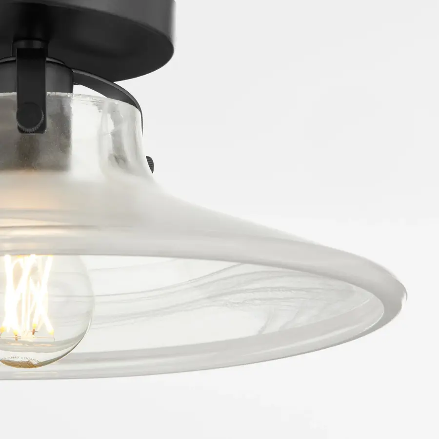 Versatile Dual-Mount Pendant with Elegant Alabaster Styling - Image 4