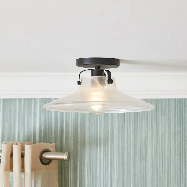 Versatile Dual-Mount Pendant with Elegant Alabaster Styling - Image 6