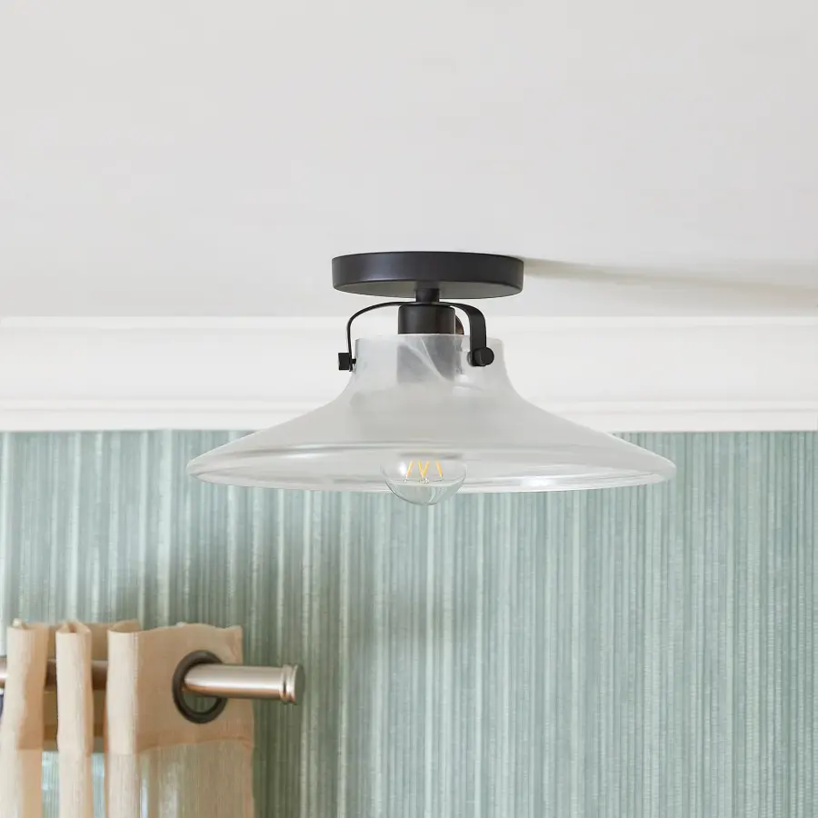 Versatile Dual-Mount Pendant with Elegant Alabaster Styling - Image 7