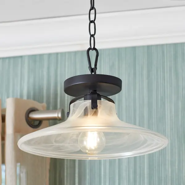 Versatile Dual-Mount Pendant with Elegant Alabaster Styling - Image 10