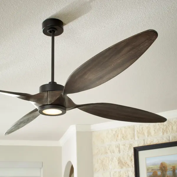 Papillon 66" WiFi Ceiling Fan in Matte Black - Image 3
