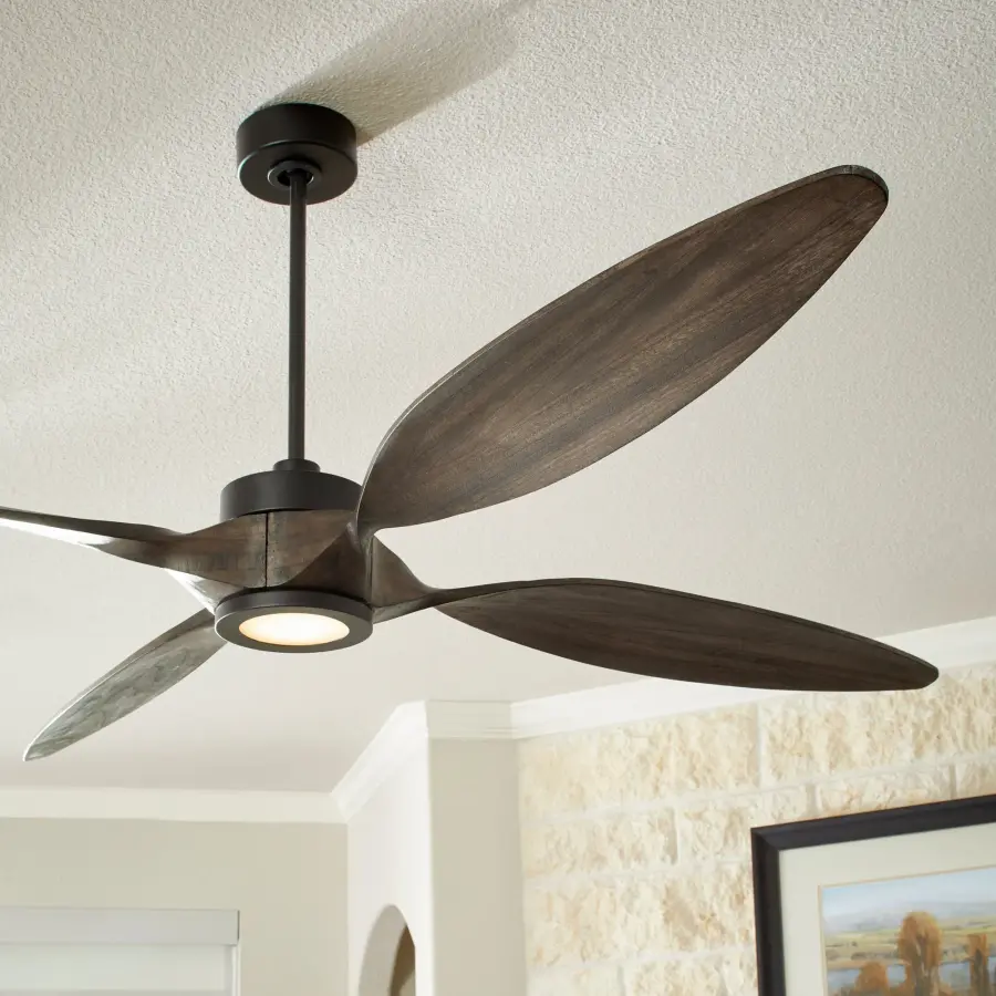 Papillon 66" WiFi Ceiling Fan in Matte Black - Image 3