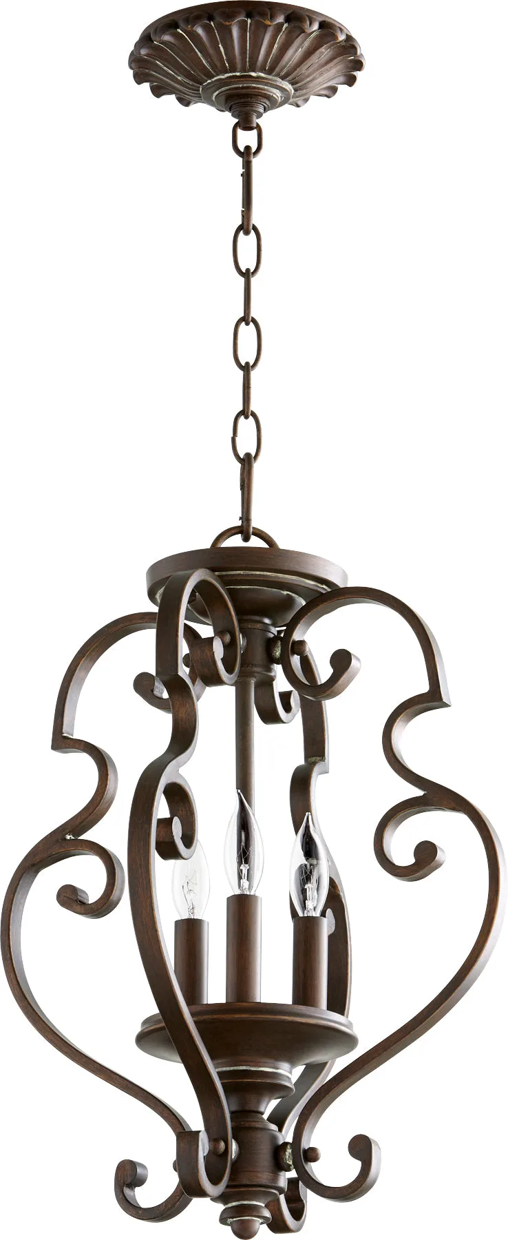 San Miguel 13.5" Semi-Flush Mount in Vintage Copper