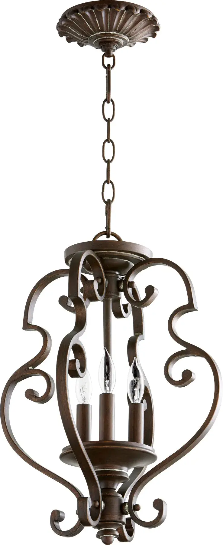 San Miguel 13.5" Semi-Flush Mount in Vintage Copper