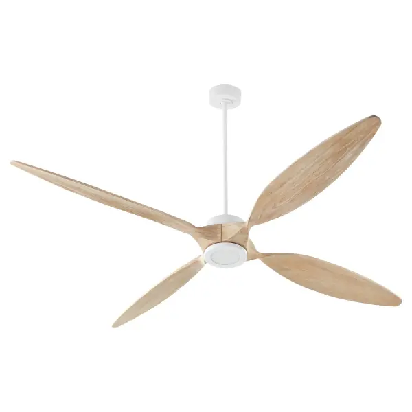 The Papillon 80" ceiling fan combines modern aesthetics with smart technology, featuring built-in WiFi capability and Bond technology for seamless control. Perfect for large spaces requiring powerful airflow. - alternate view