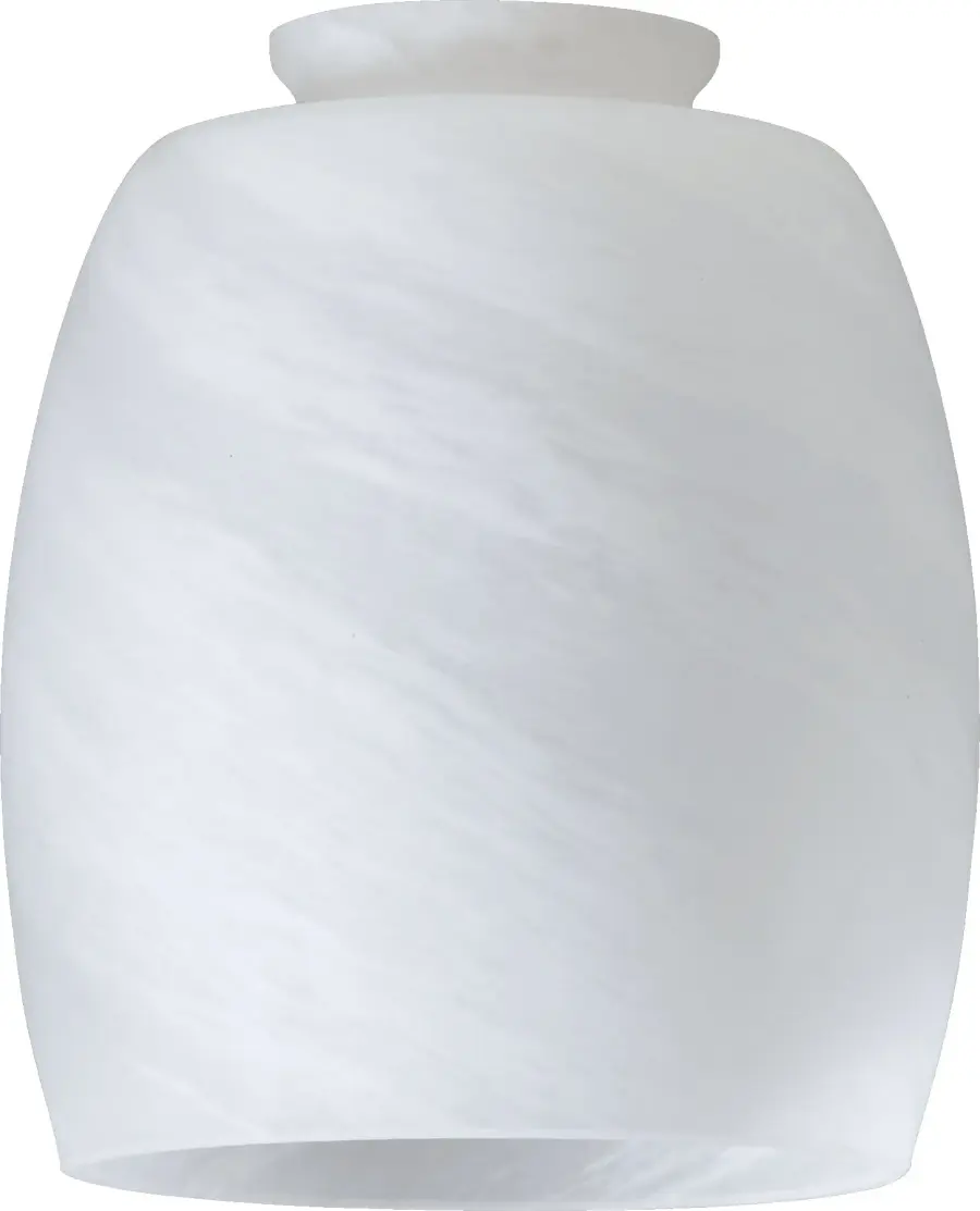 2.25" Faux Alabaster Barrel Shade