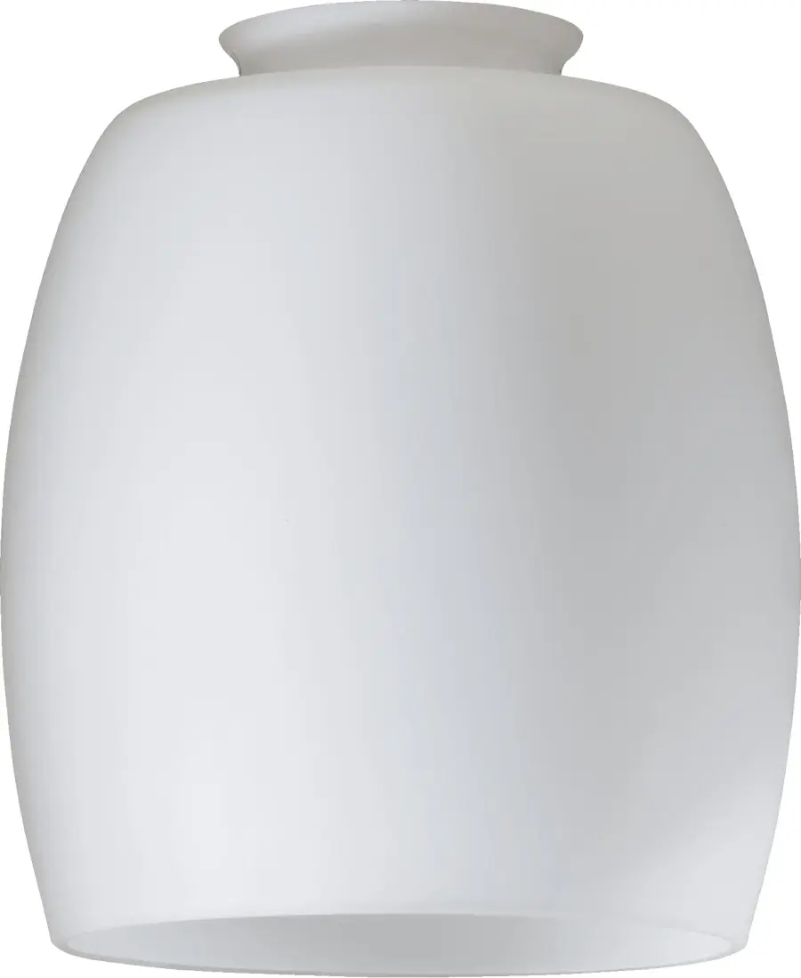 2.25" Satin Opal Barrel Glass Shade