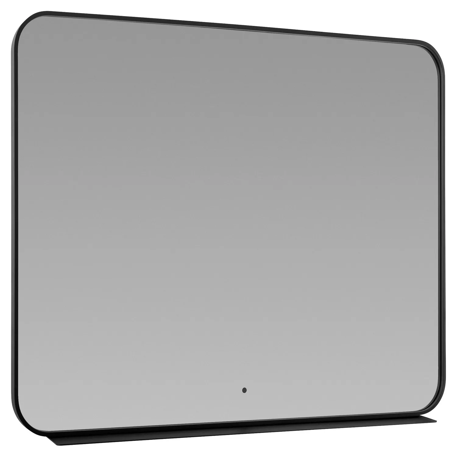 Avior 36" Square LED Mirror with Integrated Shelf