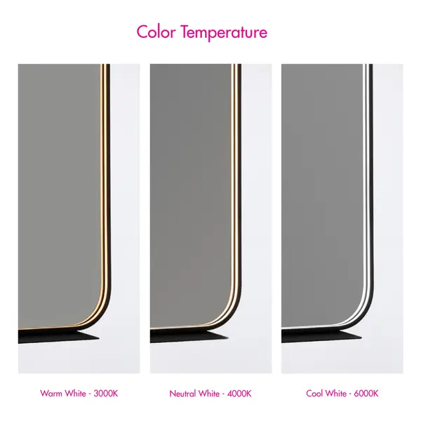 Avior 48" x 36" LED Mirror with Integrated Shelf - Image 5