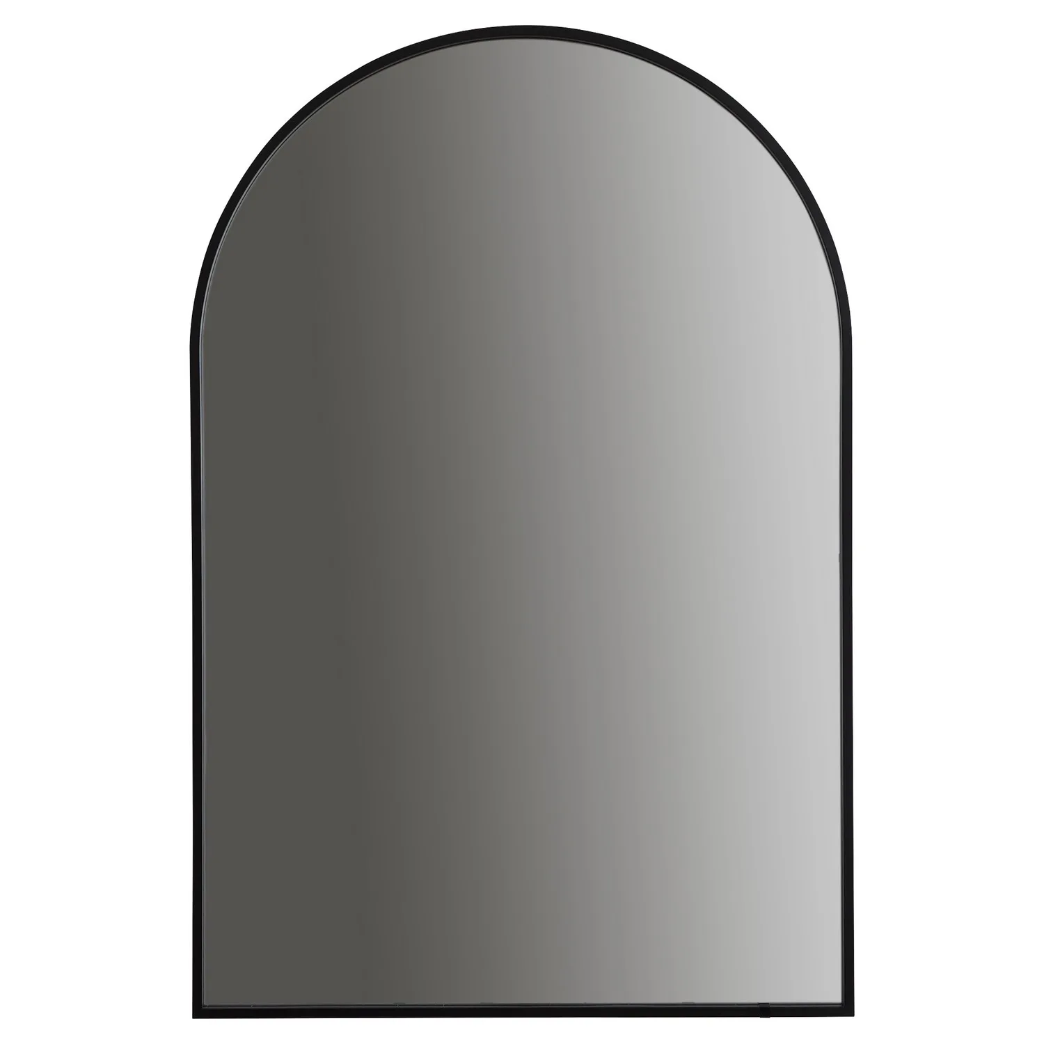 Avior LED Arched Mirror in Matte Black