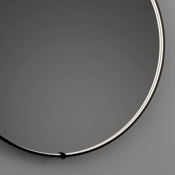 Avior Round LED Mirror in Black - Image 6