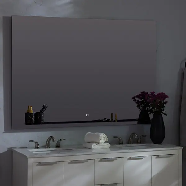 Skylight 60" LED Mirror with Integrated Shelf - Image 8