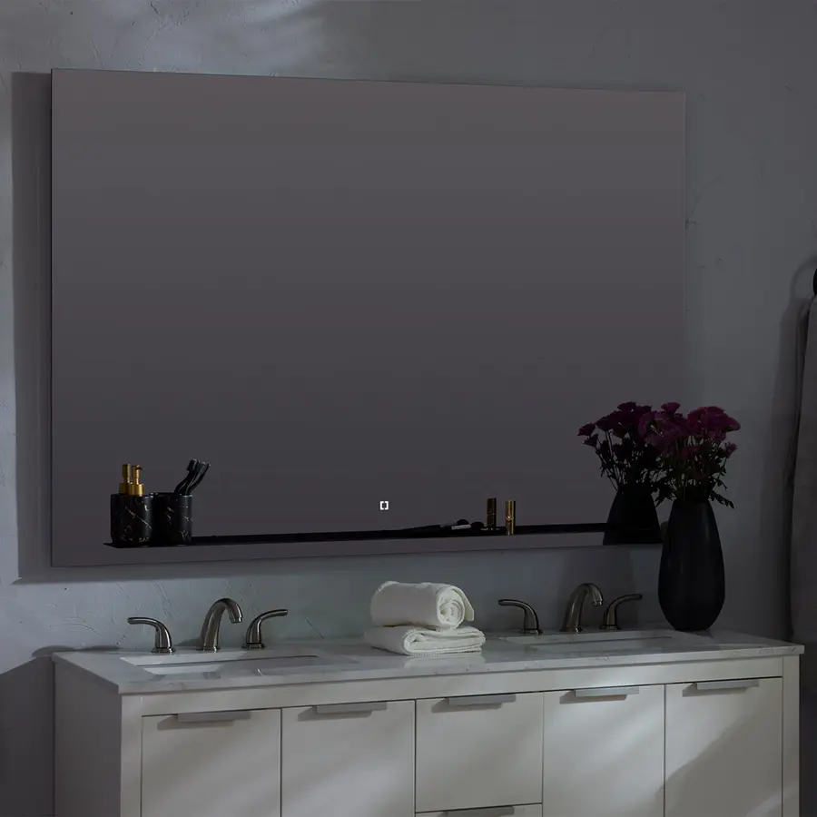 Skylight 60" LED Mirror with Integrated Shelf - Image 8