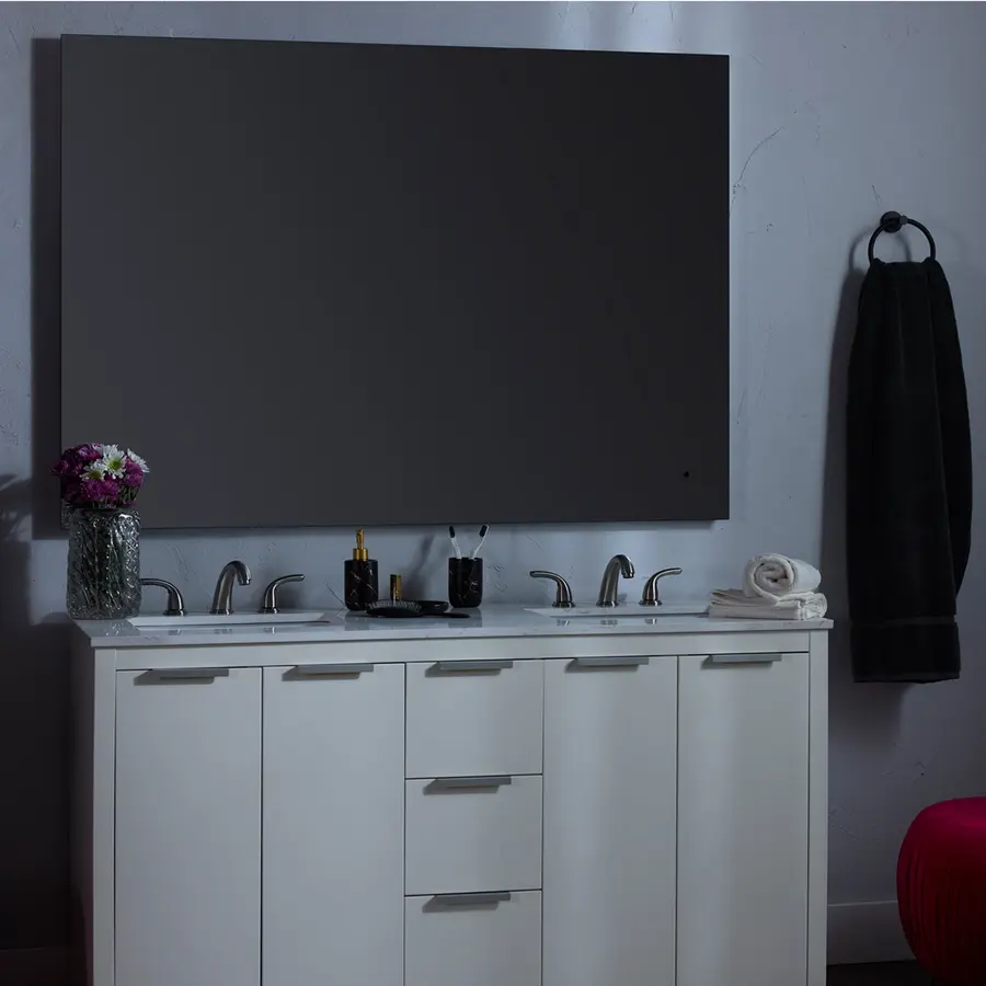 Track LED Mirror in Black - Image 8